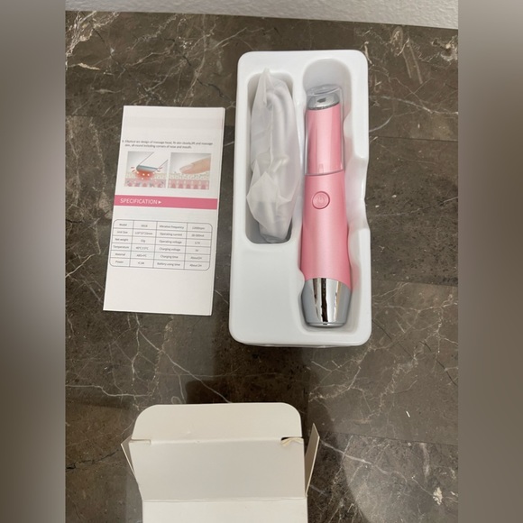 New! Eye & Face Massage Tool Wand Pen, Eye Lift Wand Heated Warm, Vibration, Fir - Picture 14 of 17